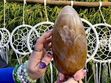 Golden Healer Quartz Crystal Free Form Pillar ~ 3 lb. 10 oz. ~ 7" Tall ~ Vivid 