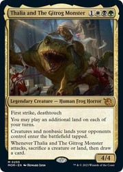 Thalia and The Gitrog Monster #255 March of the Machine MOM MTG