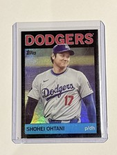 2025 Topps Archives Shohei Ohtani Black Foil Board (#17) 1964 Card Variation