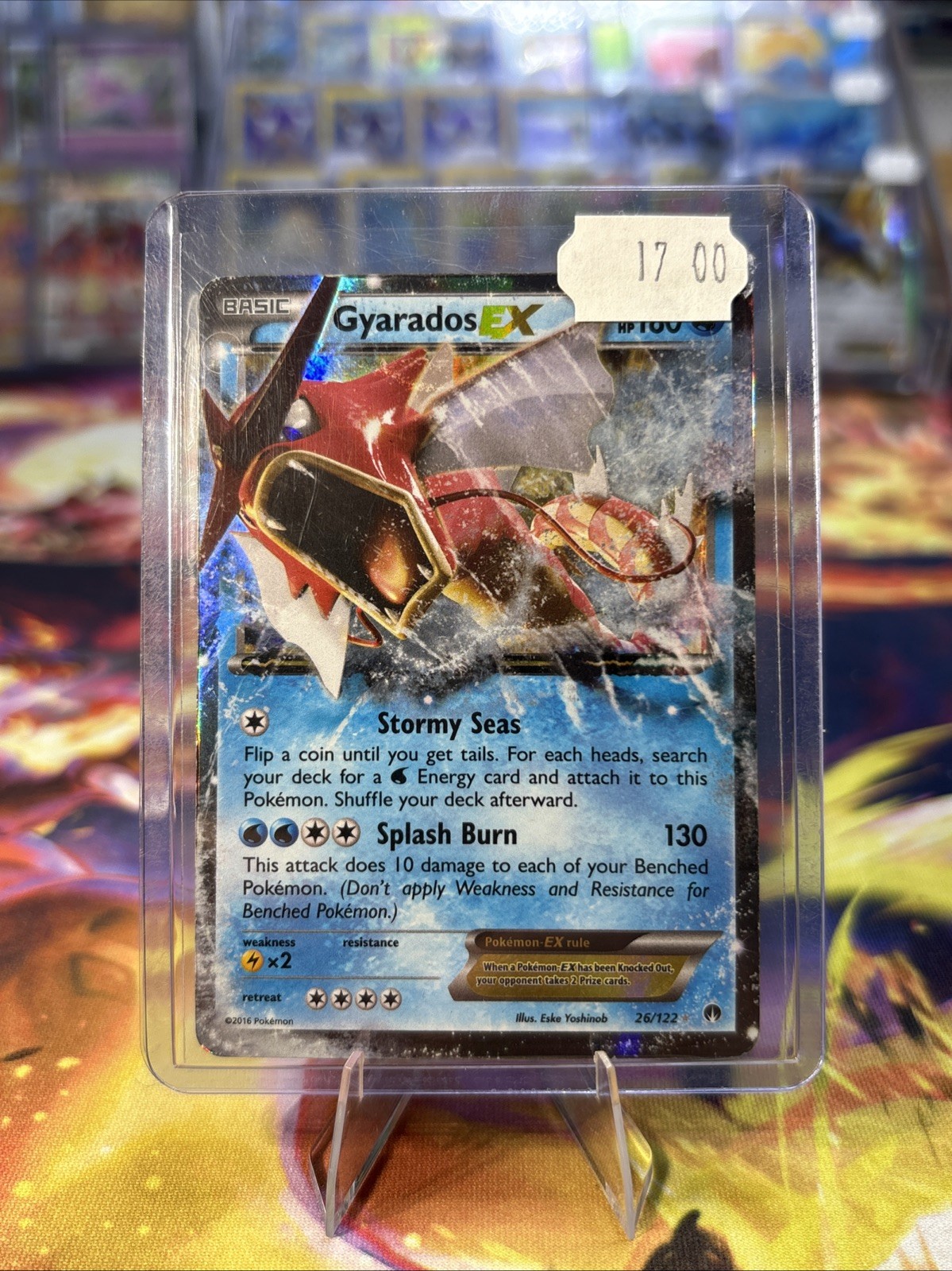 Gyarados EX 26/122 Holo Rare EX BREAKpoint Pokemon ✨🔥SHIPS FAST💨+FREE GIFT🎁