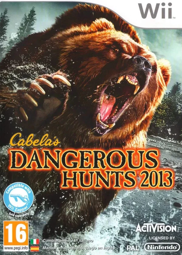 CABELA'S DANGEROUS HUNTS 2013 JUEGO DE CAZA PARA LA NINTENDO Wii EN BUEN ESTADO