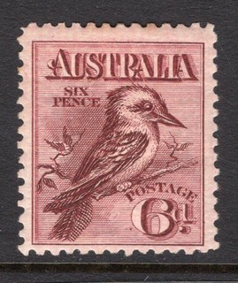 Australia 1914 6p Cucaburra Sc# 18 OG MH SCV $100 00 ¡Sin precio base!
