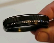 Vivitar Polarizing 49 mm Camera Lens Filter With Hard Plastic Case Japan