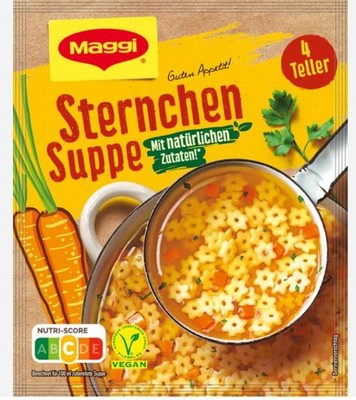 Maggi Sternchen Suppe - 4 Servings