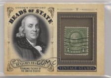 2020 Goodwin Champions Heads of State Stamp Relics Benjamin Franklin #HS-13 2wm