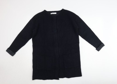 Schwarze Strickjacke Pullover Damen UK Größe M Promod