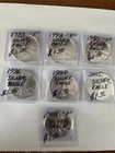 American Silver Eagles 1 Oz. .999 Lot of Six coins for sale