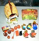 Vtg Fisher Price Squirrel Family Woodsey Playset Houses Figures Accessories Lot