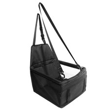Hunde Autositz Vorder/Rücksitz Rückbank Hundesitz Auto 40x32x22cm Schwarz