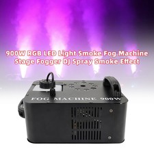 900W RGB LED Light Smoke Fog Machine Stage Fogger DJ Spray Smoke Effect
