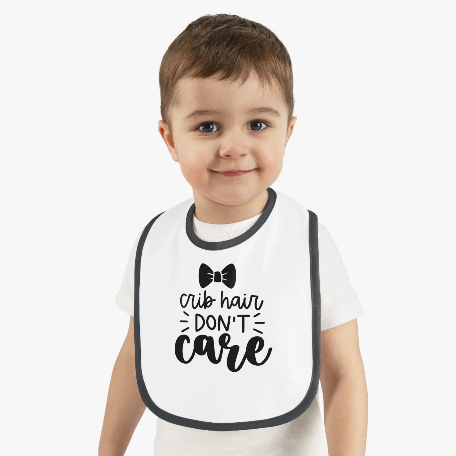 Cute Bib for Babies - Crib Hair Don't Care, Baby Shower Gift, Toddler [...]