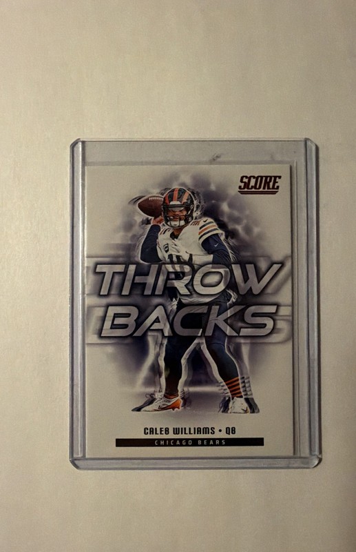 2025 Score - Throwbacks Caleb Williams #4