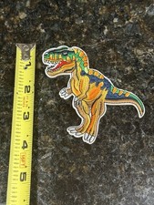 Cartoon Animal Dinosaur iron on patch 4 1/4 x 4 inch