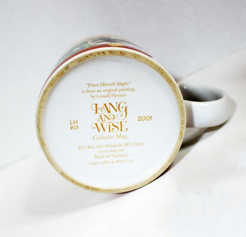 Pinot Howell Shafer Cup Mug Lowell Herrero Painting Lang & Wise 2001 EXC COND - Picture 6 of 8