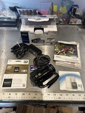 Sony Handicam Video Camera HDR-PJ200 box  Extras - Tested Works - See  Read