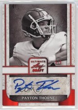 2022 Leaf Ultimate Draft Red Spectrum 3/5 Payton Thorne #PA-PT1 Auto nd3
