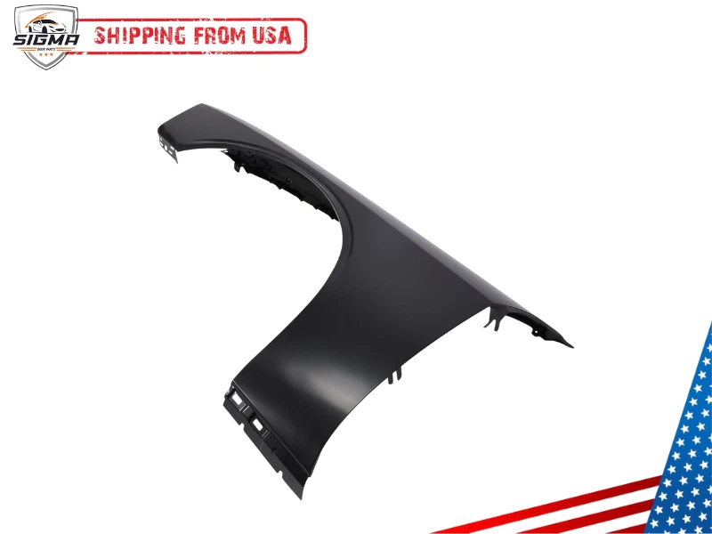 Par de paneles de guardabarros de acero laterales izquierdo y derecho para Dodge Challenger 2008-2023 Foto 3 de 4