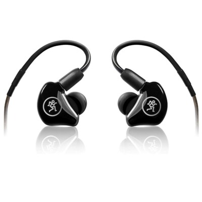 Mackie MP-240 BTA Dual Hybrid Driver In-Ear Headphones Bluetooth Adapter Cable