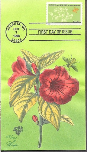3239 Giving & Sharing- Pugh cachet-cover- sold to benefit AFDCS Chapter 56 - 第 1/2 張圖片