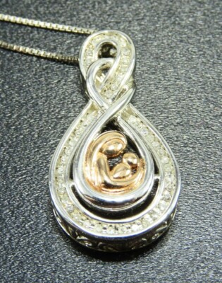 New STERLING SILVER \u0026 14K ROSE GOLD Mom 