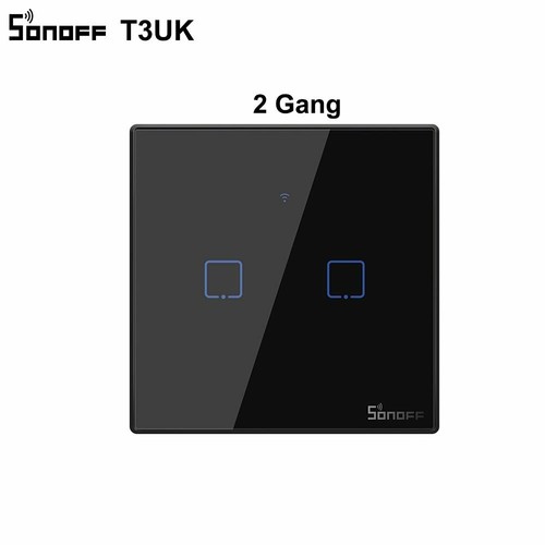 SONOFF T3UK Smart WIFI Wall Touch Switch 3 Gang Glass Panel App Remote Control - Picture 14 of 15