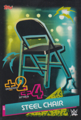 Karte 227 - Steel Chair - Tactic Cards - Slam Attax Reloaded (2020)