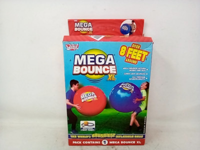 Blue Mega Bounce XL Ball By Wicked, New in Box & Pump Included