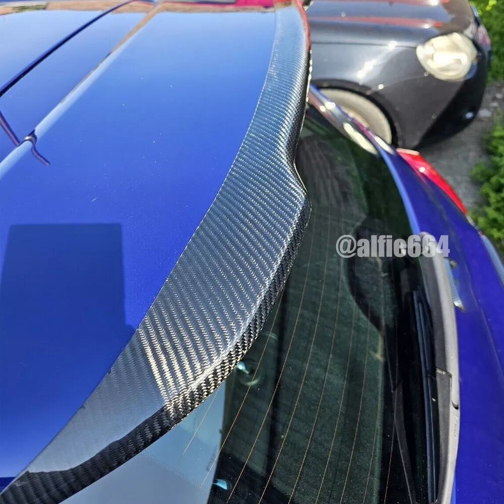 For FIAT 500 Abarth 595 2010 2020 Real Carbon Fiber Rear Roof