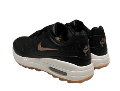 NIKE - NIKE ナイキ ゴルフAIR MAX 1 27.5 GOLF BLACKGUM NEW Men's Golf Nike Air Max 1 G White Gum Black Swoosh (Size