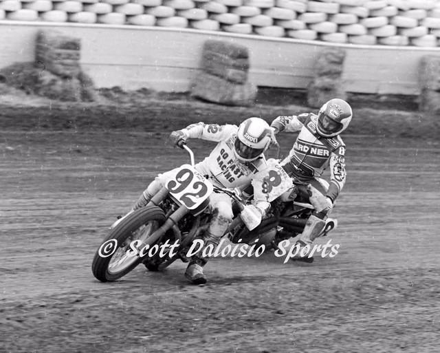 1987 Rodney Farris Doug Chandler Ascot AMA Flat Track 8 X 10 Photo eBay