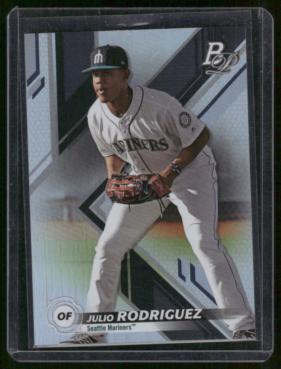 JULIO RODRIGUEZ 2019 Bowman Platinum Top Prospects #TOP-63 Seattle mariners