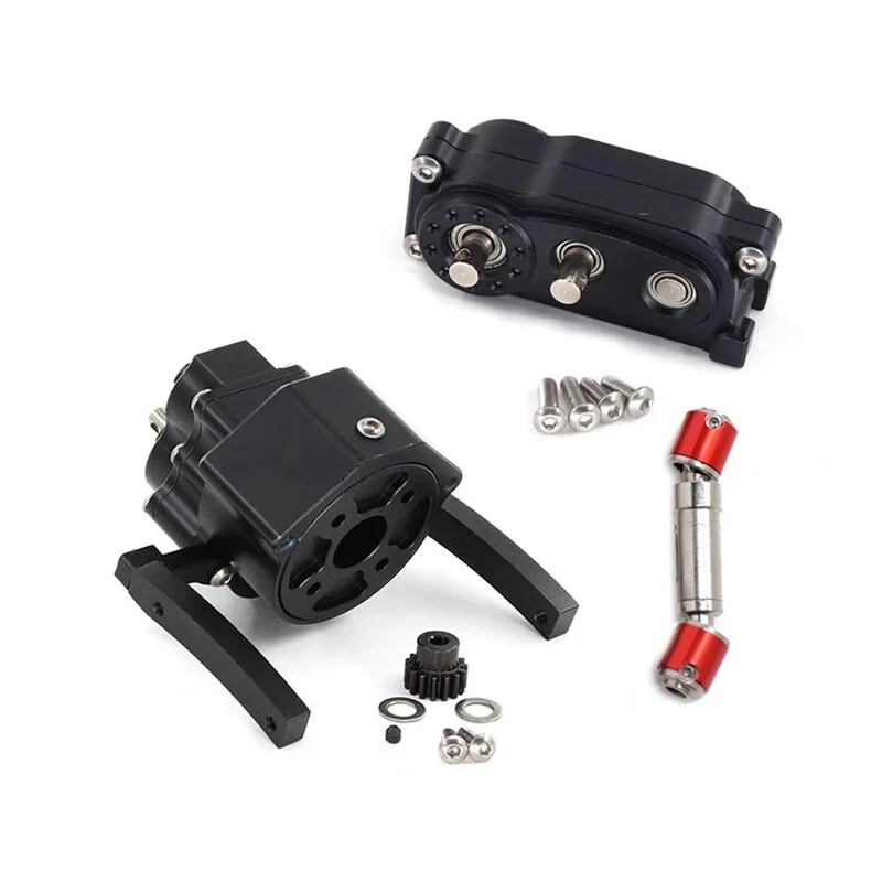 RC Car Front Motor Transmission Prefixal Gearbox Transfer Case for 1/10 RC Car - Image 4 of 4
