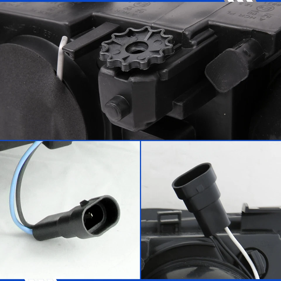 Par de faros cromados proyectores LED dobles cupé serie 3 BMW E46 1999-2001 Foto 4 de 4