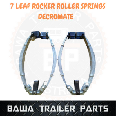 7 Leaf DECROMATE ROCKER Roller SPRINGS! 3000KG RATING! TRAILER PARTS ...