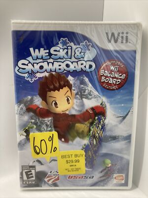 We Ski Snowboard Nintendo Wii Video Game Brand New Factory