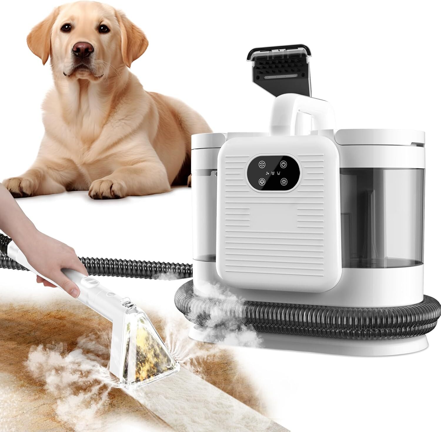 OMESER Steam Portable Carpet and Upholstery Cleaner Deep Couch Cleaner Machine