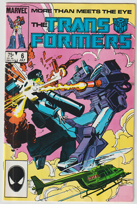 Transformers #6 (Jul 1985, Marvel), FN-VFN (7.0), 1st Josie Beller, 1st print