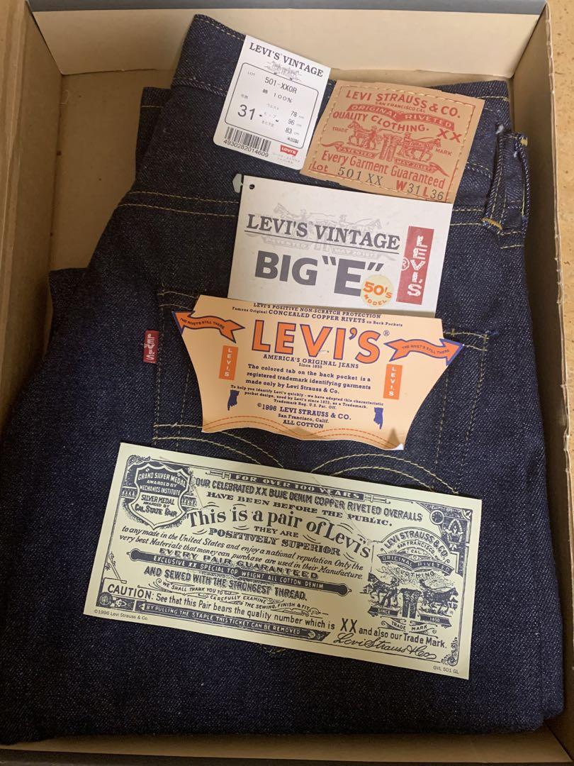 LEVI'S 501-XXOR Valencia Factory Made in USA W31L36 Made in