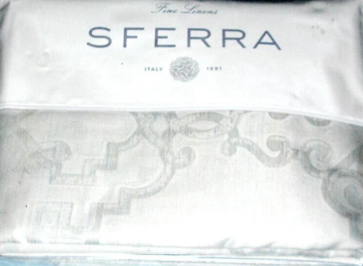 Funda nórdica Sferra Laterina F/ Queen plateada suave algodón satén jacquard nueva Foto 3 de 4