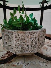  Tavolo ferro battuto rotondo con appoggio di vetro circolare