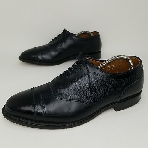 Allen Edmonds Winhall Cap Toe Oxford Shoes Men's size 8.5 EEE Black Leather 6418