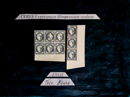~ FRANCE CERES / ESSAY - COLOUR & PAPER TRIAL / EXPERIMENT PRINT C 23