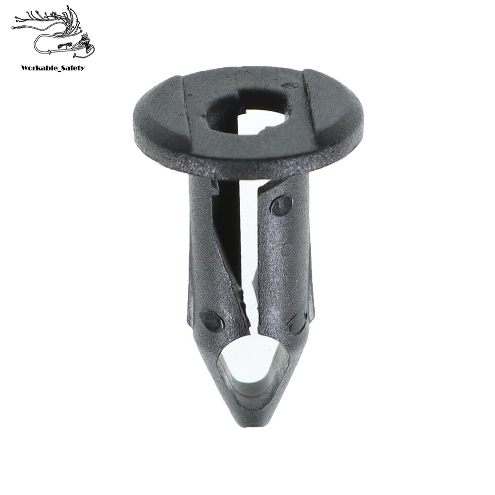 100 Pezzi Clip Ferma Pannello Per ATV Honda, Perni Di Fissaggio 8mm, Neri, Aerosdrives