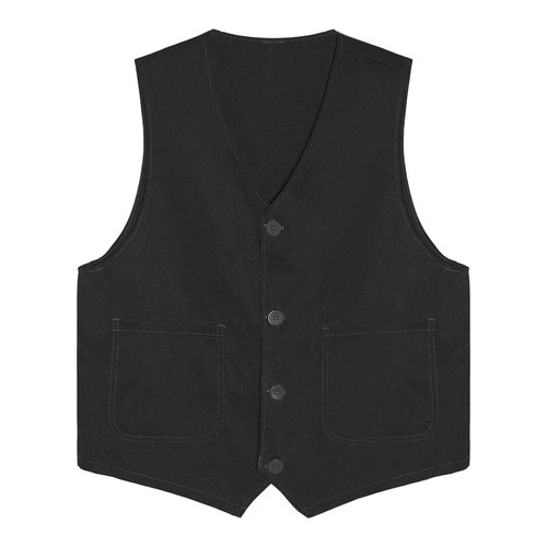 Unisex Kids Waistcoat Button Vest Party Tank Tops Activity Outwear Sleeveless - Picture 58 of 80
