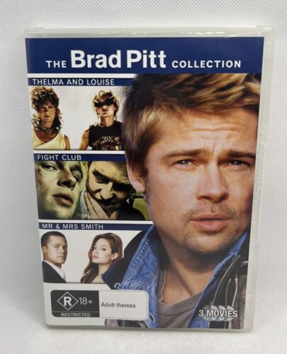 The Brad Pitt Collection, 3 Movies - Fight Club, Thelma & Louise Reg 4 Free Post - Picture 1 of 4