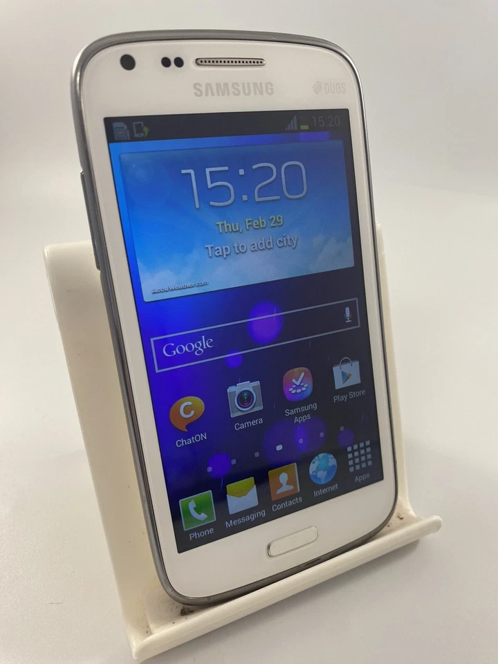 Samsung Galaxy Core GT-I8262 White Unlocked 8GB 4.3" 5MP 1GB Android Smartphone - Image 3 of 4