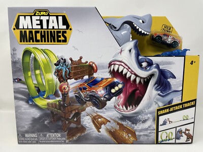Zuru Metal Machines Shark Attack Track NEW 8.63 Foot Track and Wild Thing Car