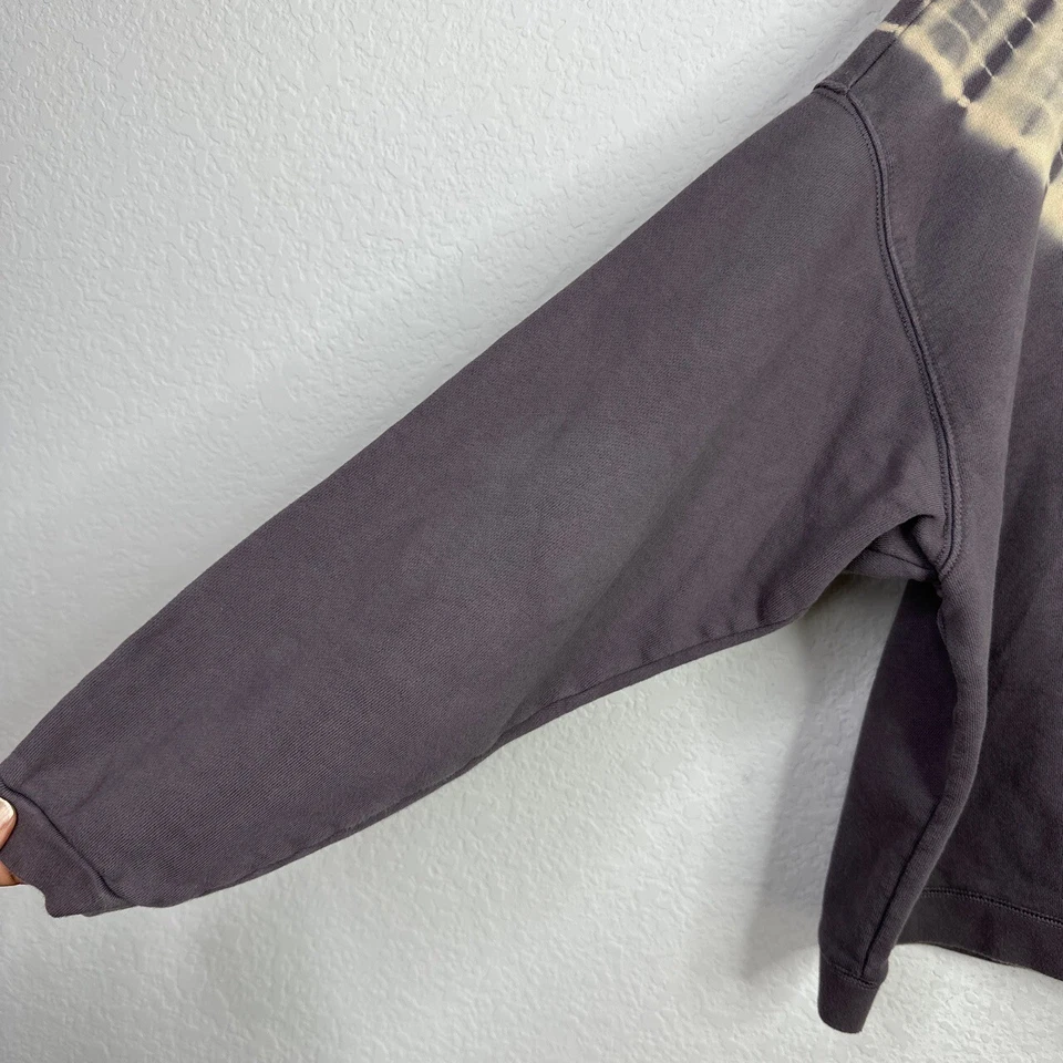 Madewell Sweatshirt Womens Small Grey Tie-Dye Long Sleeve Crew Neck Casual Boho - Image 3 of 4