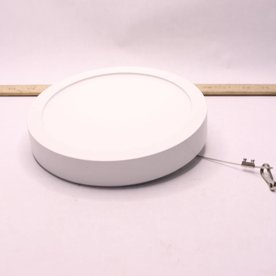 Access Lighting-HI Dimmable LED Exterior Flush Mount Acrylic White 15W 120V - Image 4 of 4