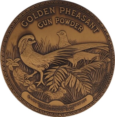 Boucle De Ceinture Vintage Dupont – Pistolet Et Faisan Doré, Coffret NOS Années 70